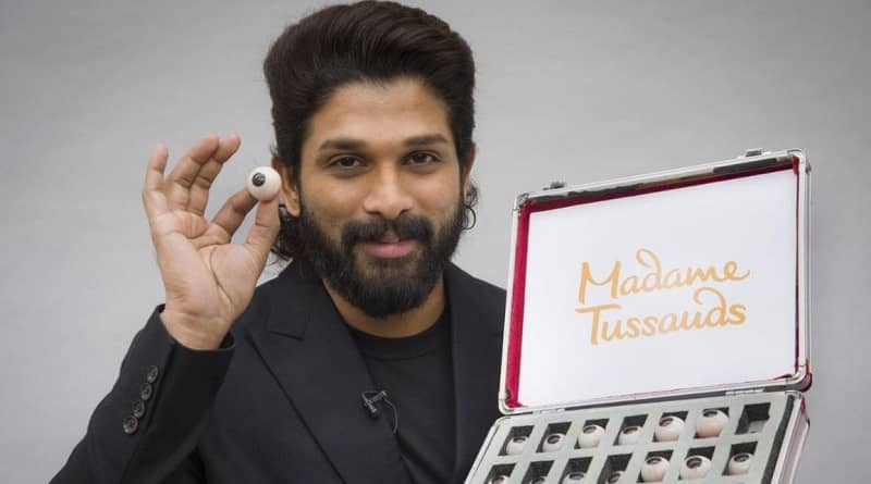 Allu Arjun's wax statue at Madame Tussauds Dubai